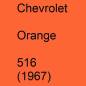 Preview: Chevrolet, Orange, 516 (1967).